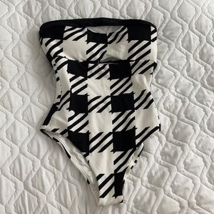 Onia Swimsuit One Piece Houndstooth